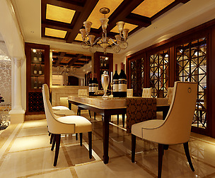 Luxury fashion European restaurant 1818