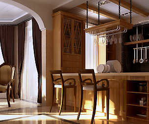 Luxury fashion European restaurant 1843