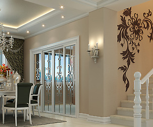 Luxury fashion European restaurant 1852