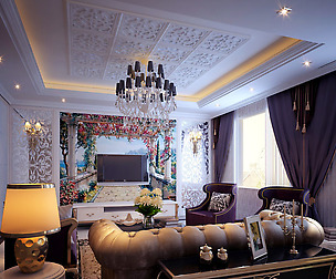 style of luxury style European living room 1789