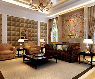 Luxury fashion European living room 1755
