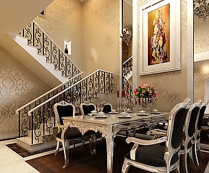 Luxury fashion European living room 5136