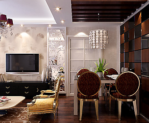 Deluxe modern living room 1807