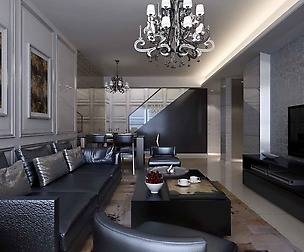 Deluxe modern living room 1811