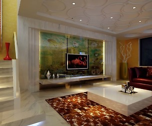 Deluxe modern living room 1822