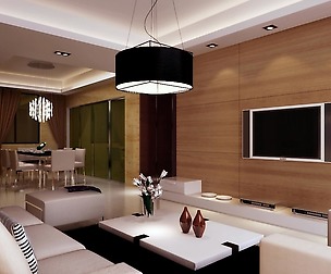 Deluxe modern living room 1828