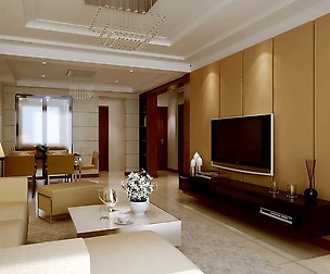 Deluxe modern living room 1833