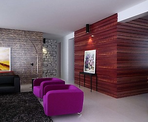 Deluxe modern living room 1839