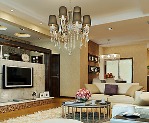 Deluxe modern living room 1844