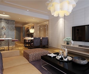 Deluxe modern living room 1845