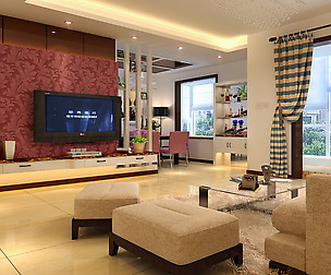 Deluxe modern living room 1847