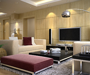 Deluxe modern living room 1851