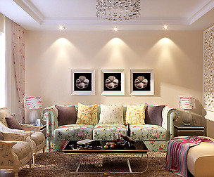 Deluxe modern living room 1864