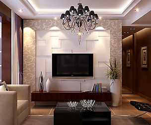 The luxurious modern living room is 1865