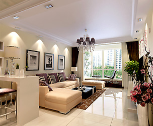 Luxurious modern living room 1868
