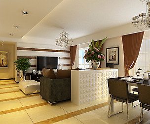 Deluxe modern living room 1872