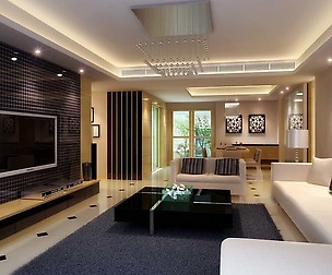 Deluxe modern living room 1881