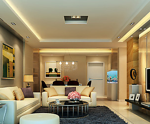 Deluxe modern living room 1888