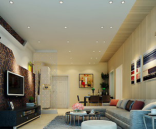 Deluxe modern living room 1889