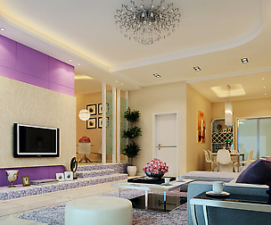 Deluxe modern living room 1893