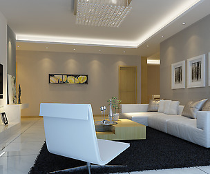 Deluxe modern living room 1897