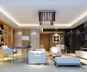 Deluxe modern living room 1898