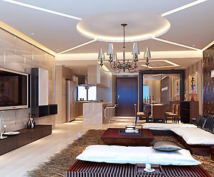 Deluxe modern living room 18103