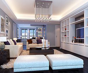 Deluxe modern living room 18104