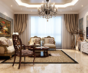Simple and retreat European living room 1791