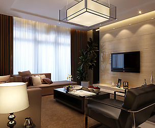 Stylish luxury home decoration - living room 6125