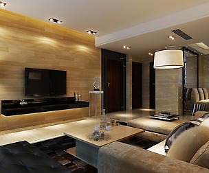 Stylish luxury home decoration - living room 6134
