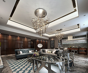 Stylish luxury home decoration - living room 6139