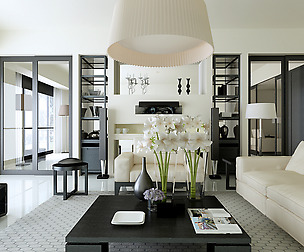 Stylish luxury home decoration - living room 6141