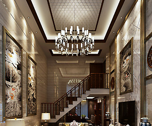 Stylish luxury home decoration - living room 6147