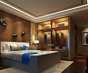 Luxury luxury home decoration - bedroom 6101