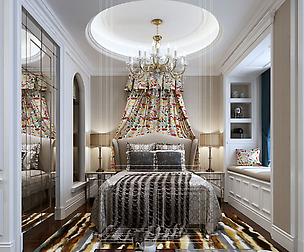 Stylish luxury home decoration - bedroom 6102