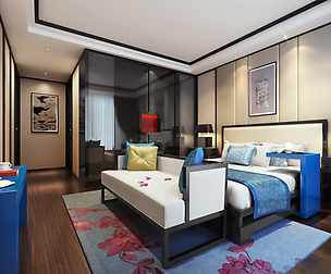 Luxury luxury home decoration - bedroom 6104