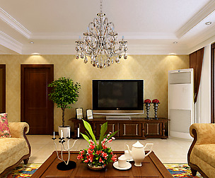 Style simple and simple European living room 1707