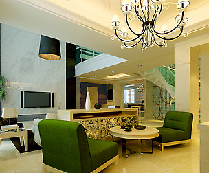 European double living room restaurant 1753