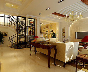 Style concise European living room 1783