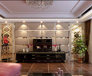Fashionable concise European living room 5103
