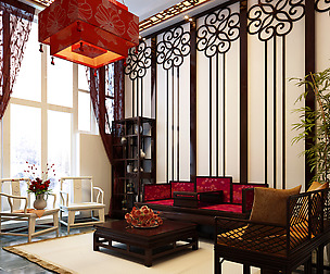 Fashionable Chinese reversionary dining room 181