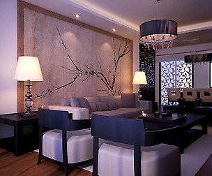 Fashionable Chinese vintage room restaurant 1813
