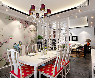 Fashionable Chinese vintage room restaurant 1820