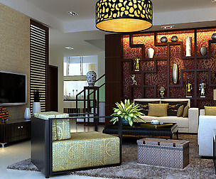 ashionable Chinese reversionary dining room 1833