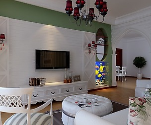 Rural style living room 1769