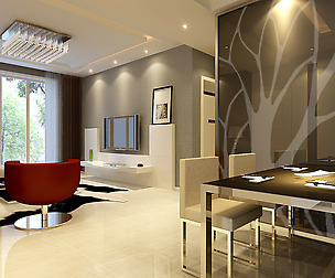 Modern style living room 1807