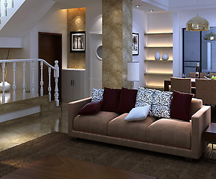 Modern style living room 1813