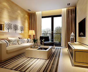 Modern style living room 1843