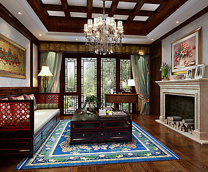 Modern fashion Chinese living room is 1840